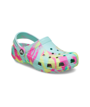 Load image into Gallery viewer, Classic Marbled Clog kids Aquamarine