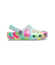 Load image into Gallery viewer, Classic Marbled Clog kids Aquamarine