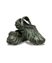 Load image into Gallery viewer, Echo Marbled Clog Dusty Olive/Multi