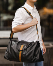 Load image into Gallery viewer, Taylor Weekender Travel Bag Black Khaki