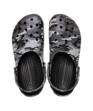 Load image into Gallery viewer, Classic Camouflage Clog Black/Slate Grey