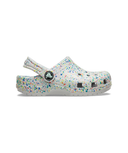 Load image into Gallery viewer, Classic Glow Paint Splatter Clog Kids Atmosphere/Multi