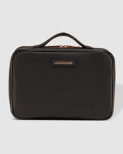 Load image into Gallery viewer, Georgie Cosmetic Case Black