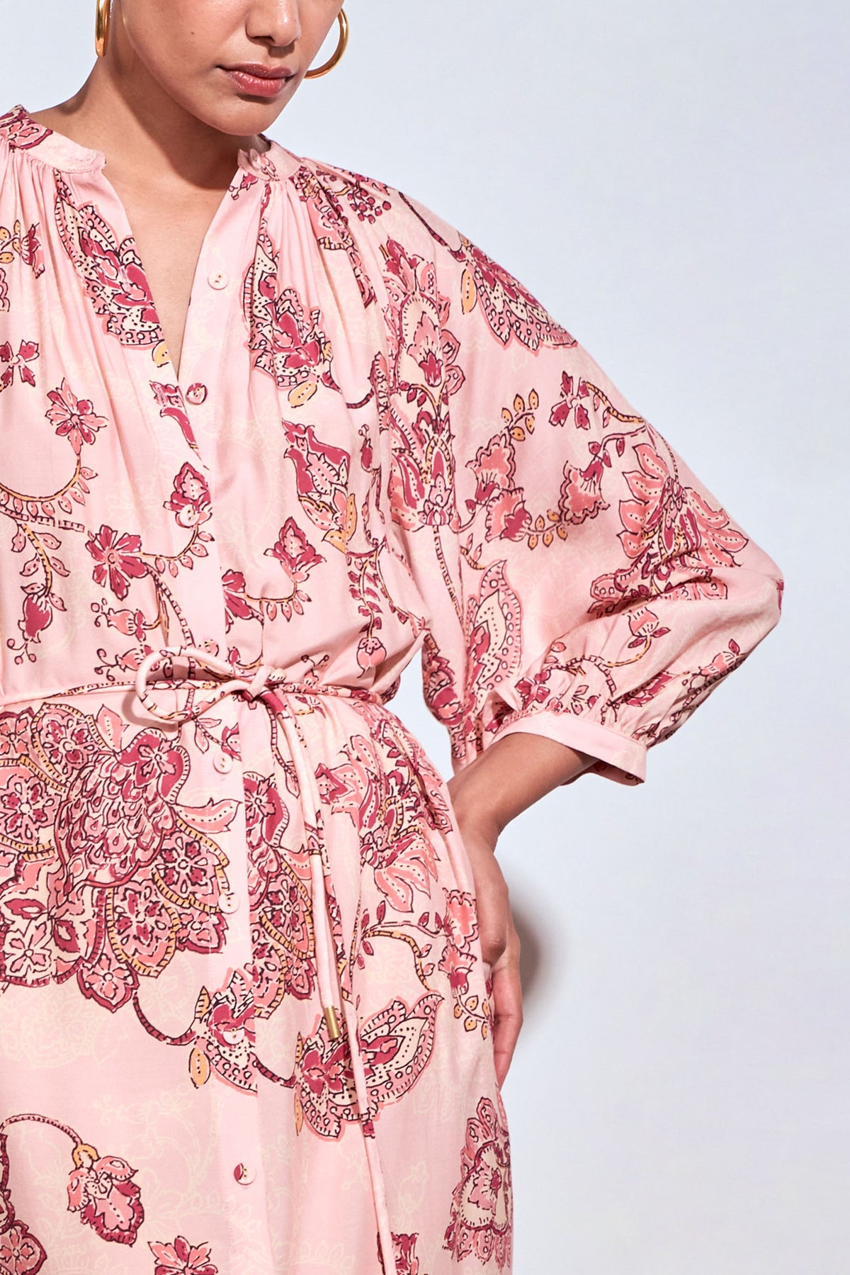 haven maxi dress - peony paisley