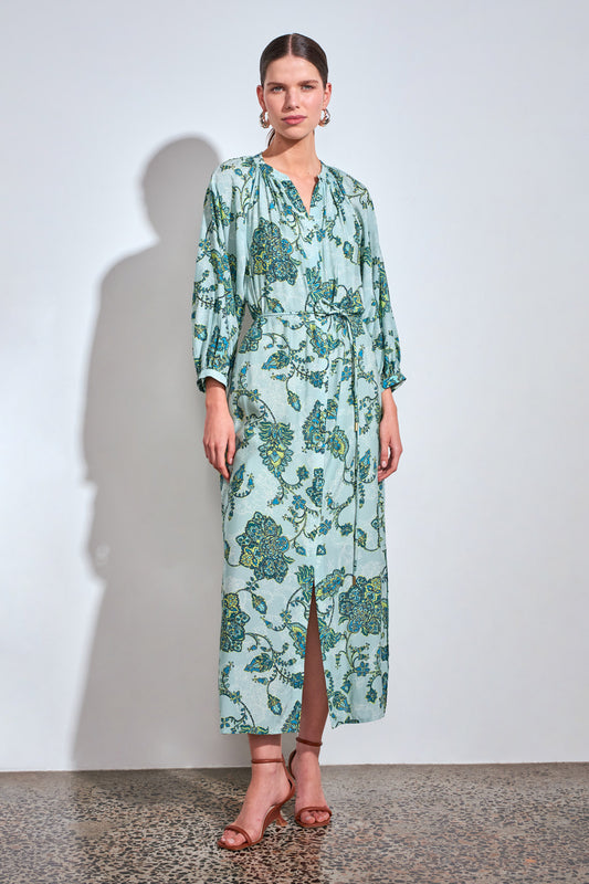 haven maxi dress - fern paisley