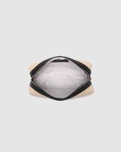 Load image into Gallery viewer, Brianna Makeup Bag - Natural/Black