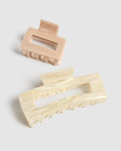 Load image into Gallery viewer, Hayley Hair Claw Set Beige