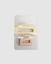Load image into Gallery viewer, Hayley Hair Claw Set Beige