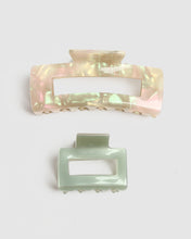 Load image into Gallery viewer, Hayley Hair Claw Set Sage