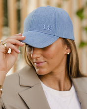 Load image into Gallery viewer, Jasper Cap Suede Light Denim