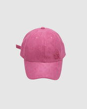 Load image into Gallery viewer, Jasper Cap Suede Suede Fuschia