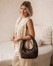Load image into Gallery viewer, Mini Monaco Shoulder Bag - Chocolate