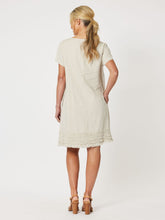 Load image into Gallery viewer, Ruffle Hem Dress Natural
