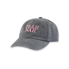 Load image into Gallery viewer, Yeah Nah Kids Cotton Cap in Charcoal