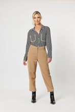 Load image into Gallery viewer, Knox Stripe Shirt Black