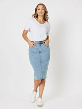 Load image into Gallery viewer, Denim Skirt - Denim