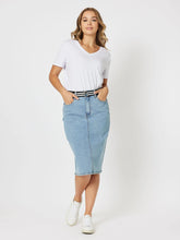 Load image into Gallery viewer, Denim Skirt - Denim