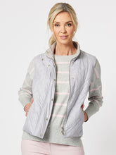 Load image into Gallery viewer, Brighton Puffer Vest Silver