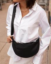 Load image into Gallery viewer, Sylvia Nylon Crossbody Bag Black