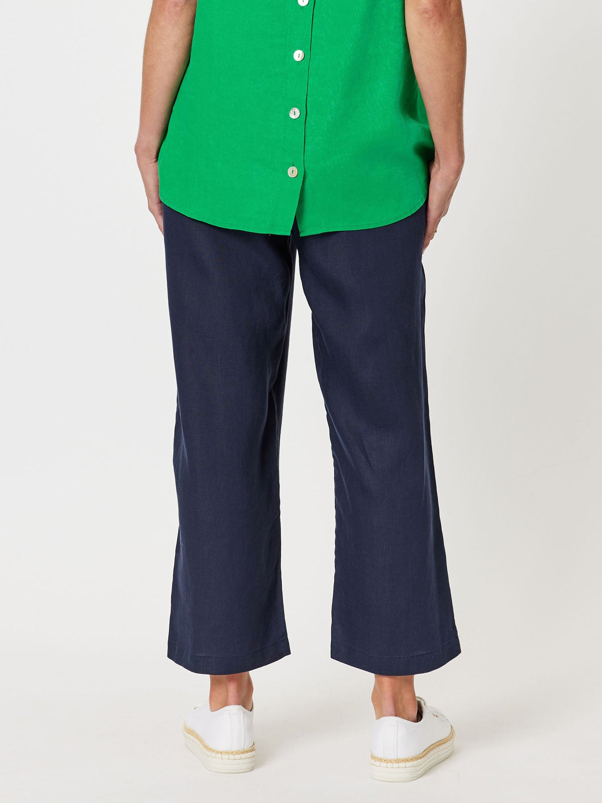 Wide Leg Pant Navy