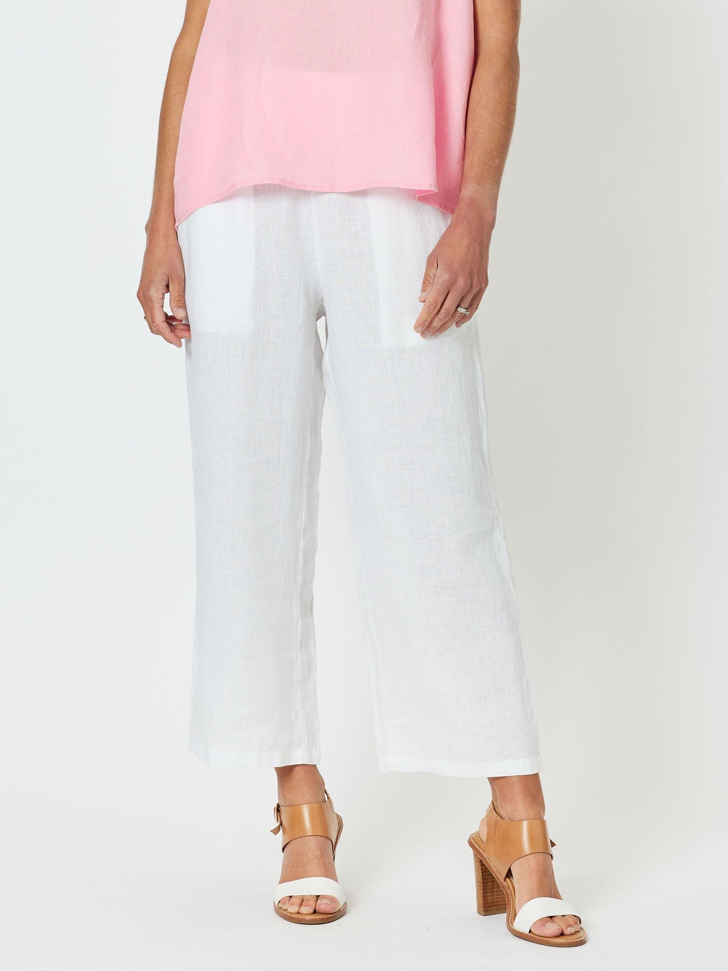 Wide Leg Pant White