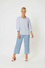 Load image into Gallery viewer, Mist Stripe Top Indigo