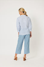 Load image into Gallery viewer, Mist Stripe Top Indigo