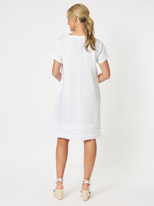 Chic Shift Dress White