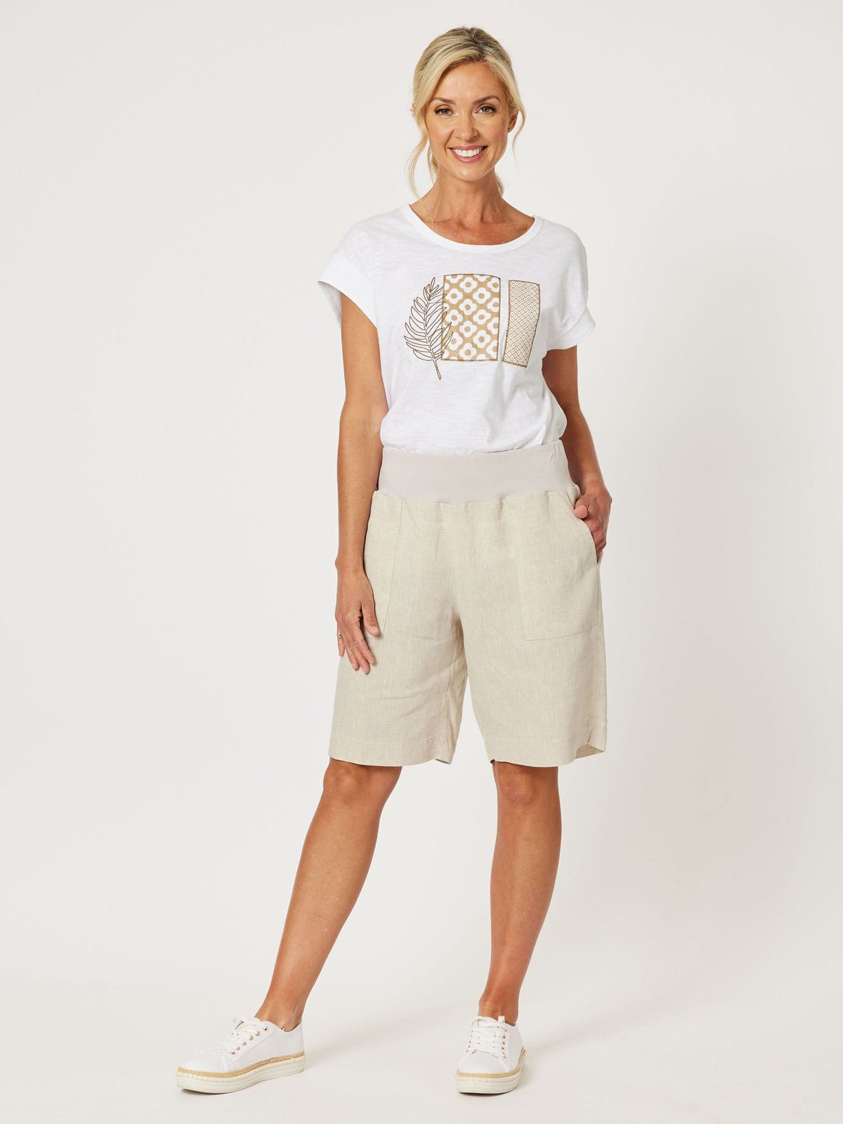 Jordon Linen Short Natural