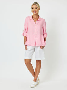 Jordon Linen Short White