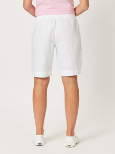 Jordon Linen Short White