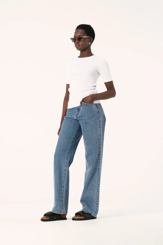 Nola Short Sleeve Top White