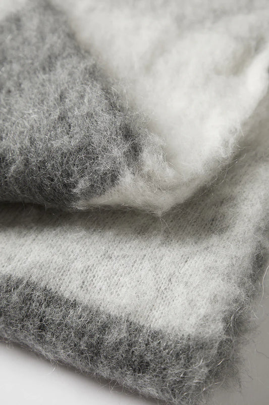 Nielson Scarf - Grey Check