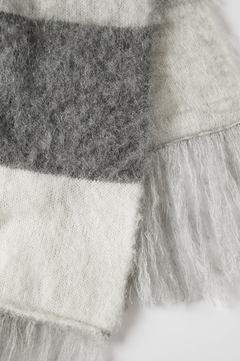 Nielson Scarf - Grey Check