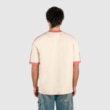 Load image into Gallery viewer, Gone Fishin Boxy Ringer Tee in Off White