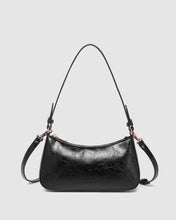 Load image into Gallery viewer, Jacqueline Shoulder Bag - Black Patent