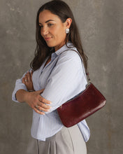 Load image into Gallery viewer, Jacqueline Shoulder Bag - Burgundy Patent