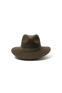 ASPEN - WOOL FELT FEDORA- KHAKI