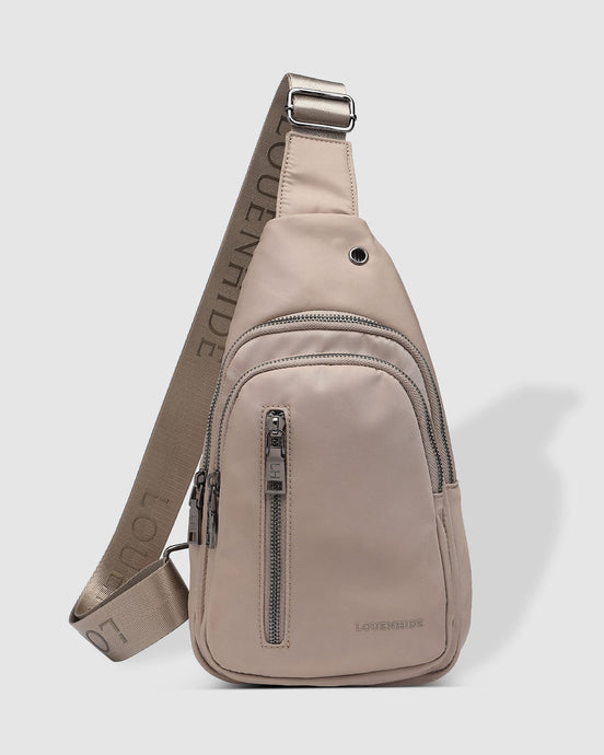 Boyd Nylon Sling Bag Beige