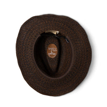 Load image into Gallery viewer, Kathleen Fedora Hat Chocolate