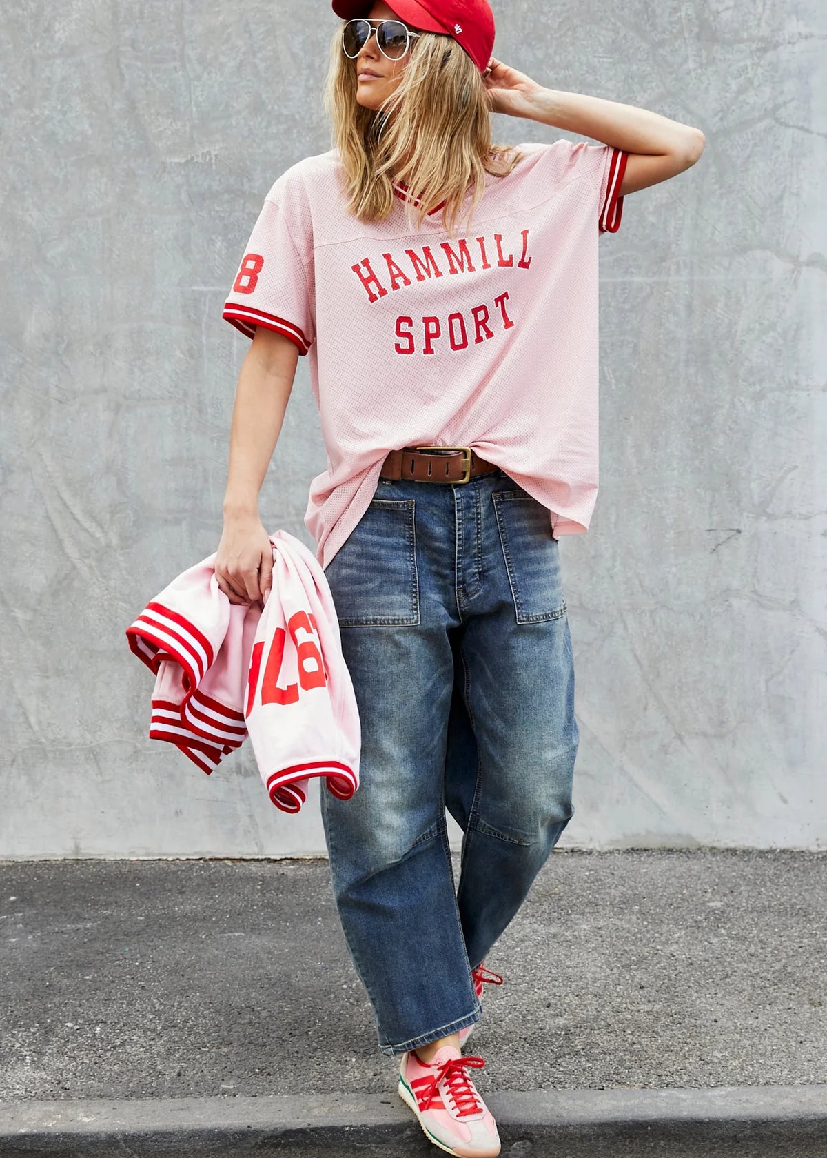 74 Hammill Sport Mesh Tee - Pink