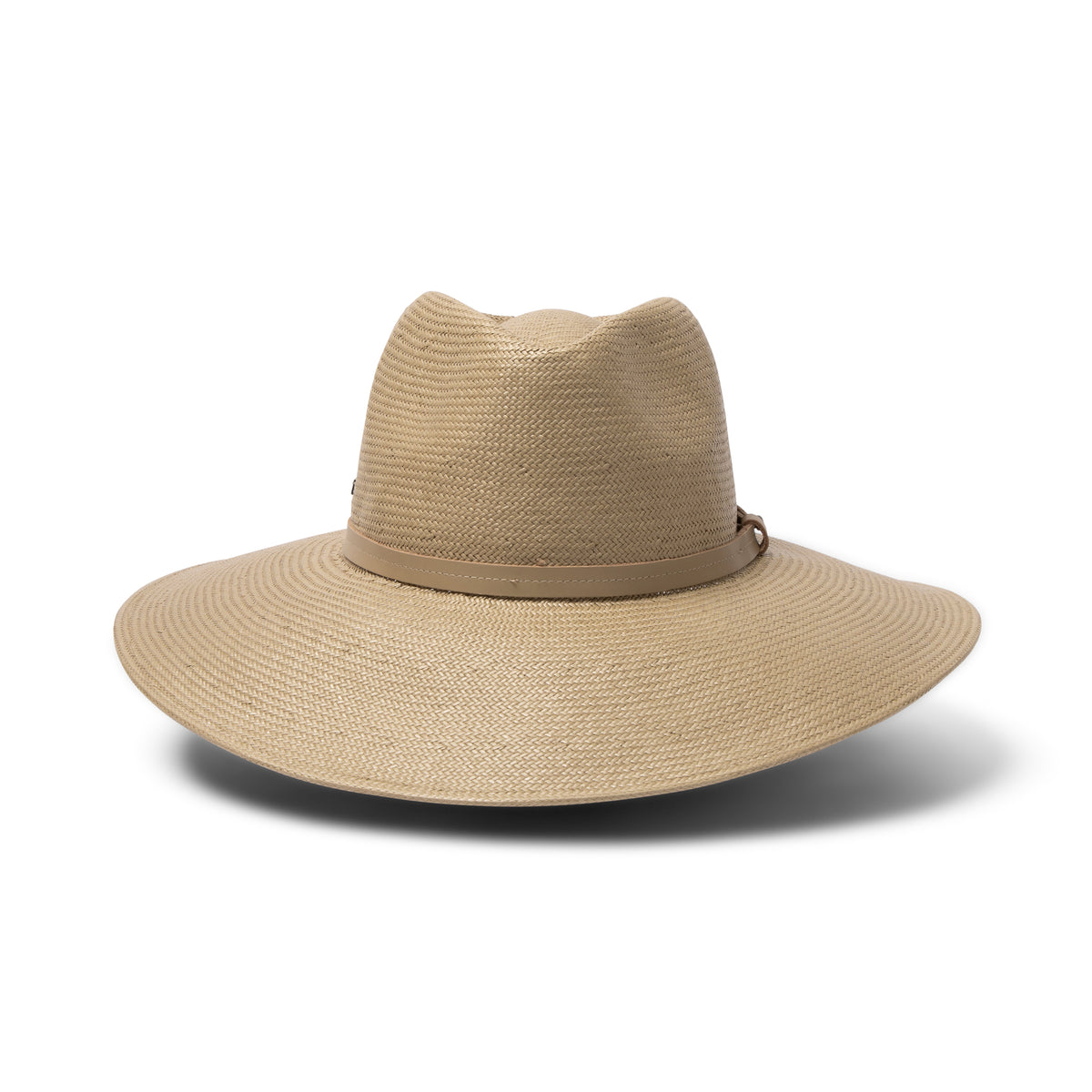 Lorn Wide Brim Fedora Hat Khaki