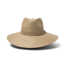 Load image into Gallery viewer, Lorn Wide Brim Fedora Hat Khaki