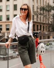 Load image into Gallery viewer, Cali Nylon Crossbody Bag Black