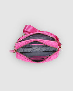 Cali Nylon Crossbody Bag Pink