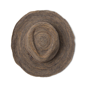 Cuba Wide Brim Trilby Hat Clay