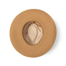Load image into Gallery viewer, Maui Wide Brim Fedora Hat Mix Camel/Camel