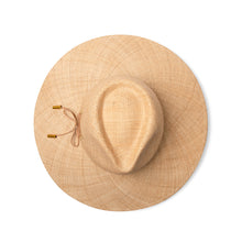 Load image into Gallery viewer, Madrid Wide Brim Fedora Hat Natural