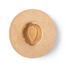 Load image into Gallery viewer, Madrid Wide Brim Fedora Hat Natural