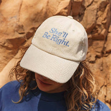 Load image into Gallery viewer, She'll Be Right Cord Cap in Nautical